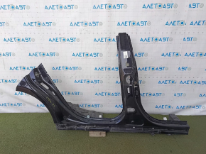 The right central body pillar of a Toyota Camry v70 18-24 is sawn off, with a slope, pokes