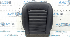 Ford Fusion mk5 17-20 driver's seat cushion upholstery, black leather, heated, scratched
