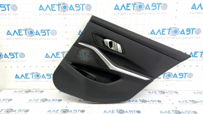Door trim panel rear right BMW 3 G20 19-24 black without curtain, with handle, with backlight, dented