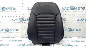 Ford Fusion mk5 17-20 passenger seat back upholstery, black leather, heated