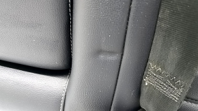 Left rear seat back for Ford Fusion mk5 17-20, black leather, with black belt and armrest, dents