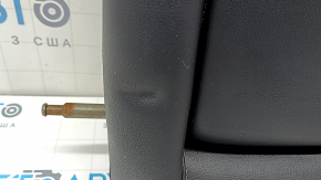 Left rear seat back for Ford Fusion mk5 17-20, black leather, with black belt and armrest, dents