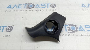 Front panel trim for the start/stop button for Toyota Sienna 21-26, black, worn