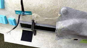 2021-2026 Toyota Sienna headliner without sunroof, gray, needs cleaning, brackets are peeling