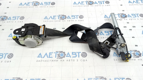 Honda CRV 23-26 passenger seat belt with pretensioner and squib, HEV black, dry-cleanable