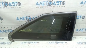 Rear right fixed glass window for Toyota Sienna 21-26 with chrome molding without curtain, tinted, glued