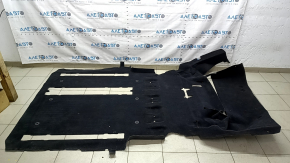 Rear floor covering for Toyota Sienna 21-26, black, for cleaning