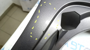 Left threshold for Toyota Sienna 21-26, graphite, scratches