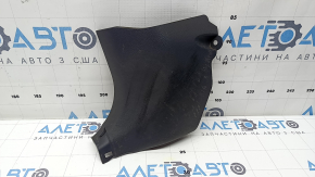 Toyota Avalon 13-18 black, worn front pillar trim, lower left