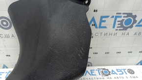 Toyota Avalon 13-18 black, worn front pillar trim, lower left