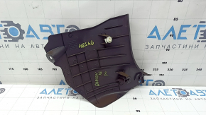 Toyota Avalon 13-18 black, worn front pillar trim, lower left