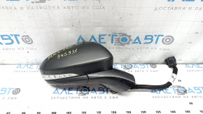 Right side mirror assembly for Ford Fusion mk5 19-20, 12-pin, turn signal, heated, backlit, BSM, graphite