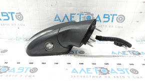 Right side mirror assembly for Ford Fusion mk5 19-20, 12-pin, turn signal, heated, backlit, BSM, graphite