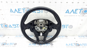 Ford Fusion mk5 17-20 bare steering wheel, black leather