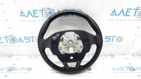 Ford Fusion mk5 17-20 bare steering wheel, black leather