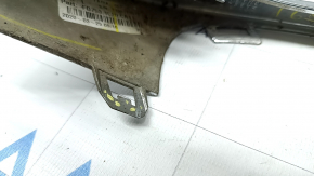 Right front bumper molding for Ford Fusion mk5 19-20, chrome, sand, broken mount