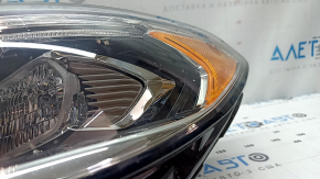 Left front headlight assembly for Ford Fusion mk5 17-20 halogen, with DRL, sand