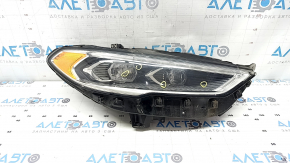 Right front headlight assembly for Ford Fusion mk5 17-20 LED, with DRL, sand