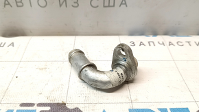 The metal cooling system pipe of the Audi Q8 19-26 3.0T MHEV is crushed.