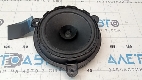 The rear left speaker of the Infiniti QX50 19-25 is dented.