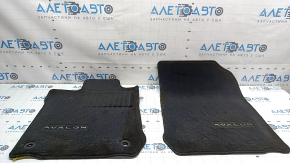 Set of fabric floor mats for Toyota Avalon 13-18, black, dry-cleanable