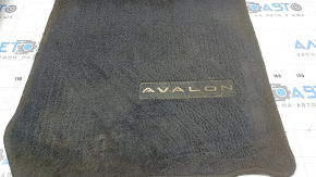 Set of fabric floor mats for Toyota Avalon 13-18, black, dry-cleanable