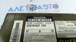 Toyota Avalon 13-18 JBL display, scratches on the display, chrome defect, sooty