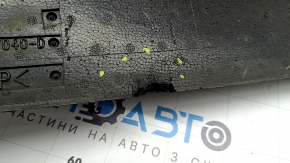 The front bumper absorber for a Toyota Avalon 2013-2014 is cracked and pinched.