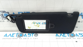 Left visor for Kia K5 21-24 without sunroof, black