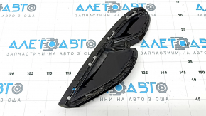 Upper left rear bumper trim for Kia K5 21-24 GT, GT-Line, gloss black, butt