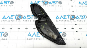 Upper left rear bumper trim for Kia K5 21-24 GT, GT-Line, gloss black, butt