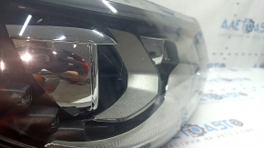 Right front headlight for VW Tiguan 12-17, complete with restyling, xenon and LED, scratches, and chips