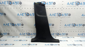 Lower left center pillar trim for VW Tiguan 09-18, black, type 2, dry-cleanable