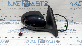 Right side mirror assembly for VW Tiguan 2009-2017, 13 pins, turn signal, heated, backlit, black LC9X, scratches