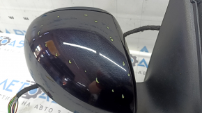 Right side mirror assembly for VW Tiguan 2009-2017, 13 pins, turn signal, heated, backlit, black LC9X, scratches