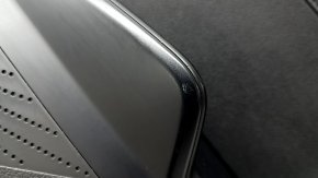 Kia K5 21-24 black rear right door panel, black leather insert and armrest, graphite molding, scratches