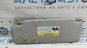 Right sun visor for VW Tiguan 2009-2017, gray, without hook, dry-cleanable