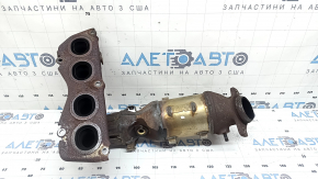 Exhaust manifold with catalytic converter for Toyota Avalon 13-18 2.5 hybrid, rusty