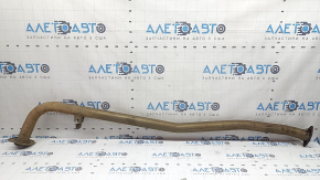 The exhaust pipe, middle part of the Toyota Avalon 13-17 2.5 hybrid, is dented.