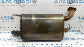 The rear muffler of the Toyota Avalon 13-18 2.5 hybrid is dented.