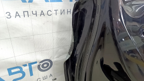 Bare rear left door VW Tiguan 09-18 black LC9X, dented