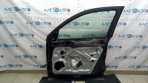 Front right door assembly for a VW Tiguan 09-18 keyless, black LC9X, dented, bump