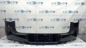 Rear bumper bare VW Tiguan 12-18 rest upper part, black LC9X scratches, peeling varnish
