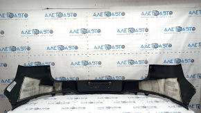 Rear bumper bare VW Tiguan 12-18 rest upper part, black LC9X scratches, peeling varnish