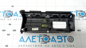Left front panel trim for Kia K5 21-24, black with chrome