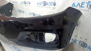 Front bumper bare VW Tiguan 12-18 rest, black LC9X, scratches