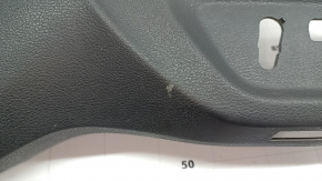 Driver's seat side cover, left, VW Tiguan 09-17, black, electric, for seat memory, broken fastening, worn