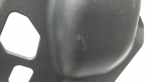 Kia K5 21-24 passenger footwell trim panel, black, worn, scratched