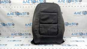 VW Tiguan 09-17 passenger seat back upholstery, black leather, heated, ready to clean
