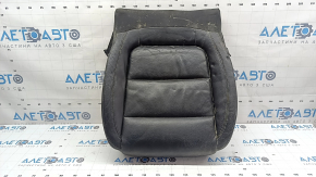 VW Tiguan 09-17 passenger seat cushion upholstery, black leather, heated, dry-cleanable